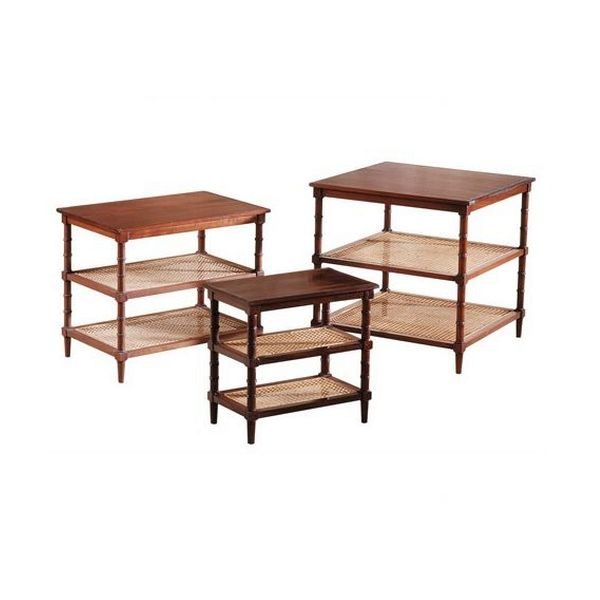bamboo style side tables