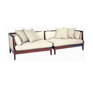 Classic corner sofa upholstered