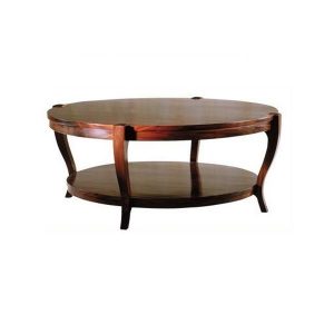 Flat round coffee table
