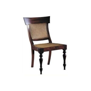 Rattan c dining chair with cushion