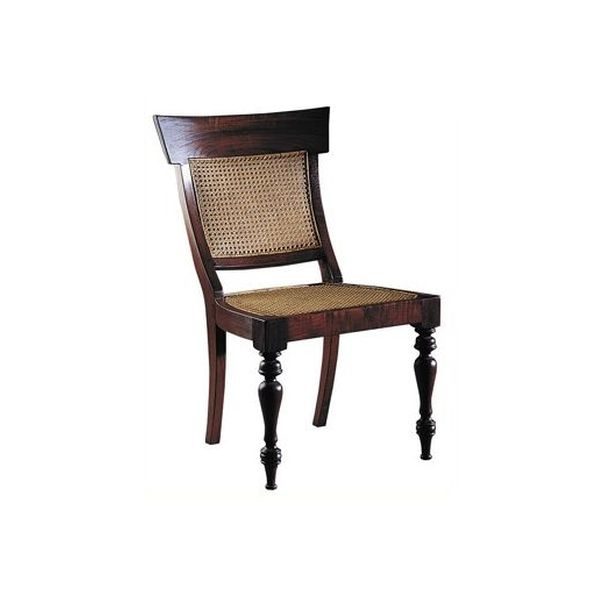 Rattan c dining chair with cushion