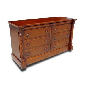 Spiral chest of 6 drawers