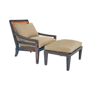 X sofa chair with stool
