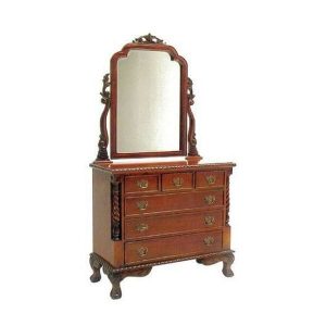 canopy dresser with mirror