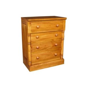 Colonial chest of 4 drawers