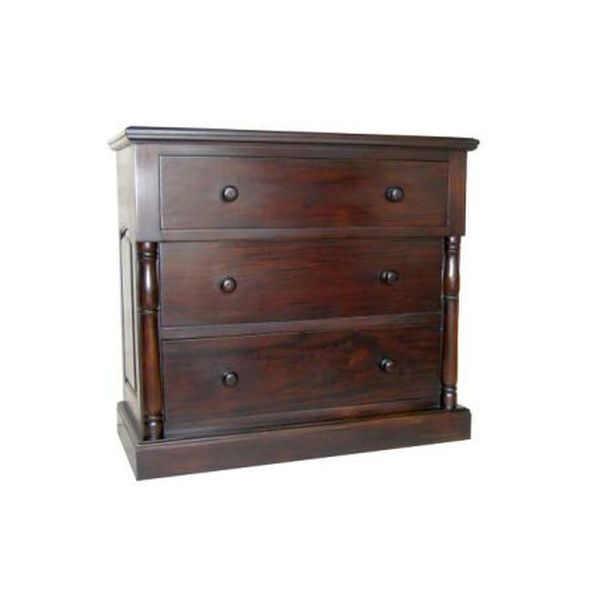 Colonial Chest Of 3 Drawers Surindo Furniture