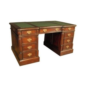 Colonial office desk full drawers 170 single