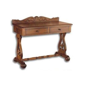 Colonial lyre table