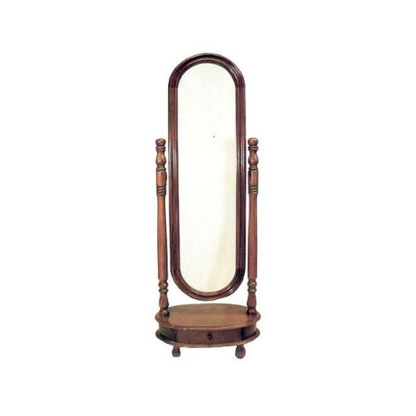 Colonial cheval mirror