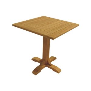 square pedestal table