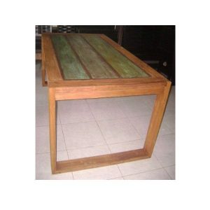 boat wood dining table modern