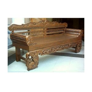 daybed bench carved 01