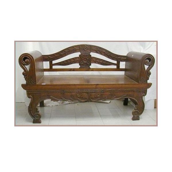 daybed bench carved 02