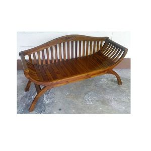 kartini stool yuyu double wood carved