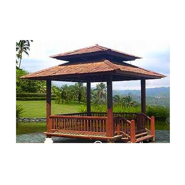 bali gazebo 03 bengkirai wood