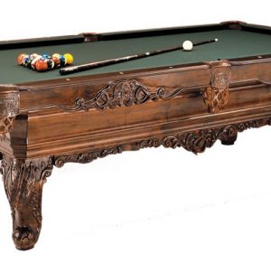 Pool Table Victorian Carved