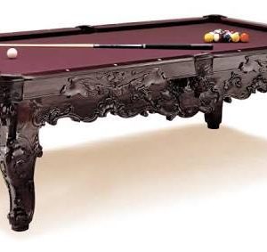 Pool Table Victorian Heavy Carved