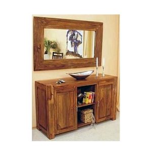 indonesian furniture manufacturers minimalist style furniture buffet with mirror
