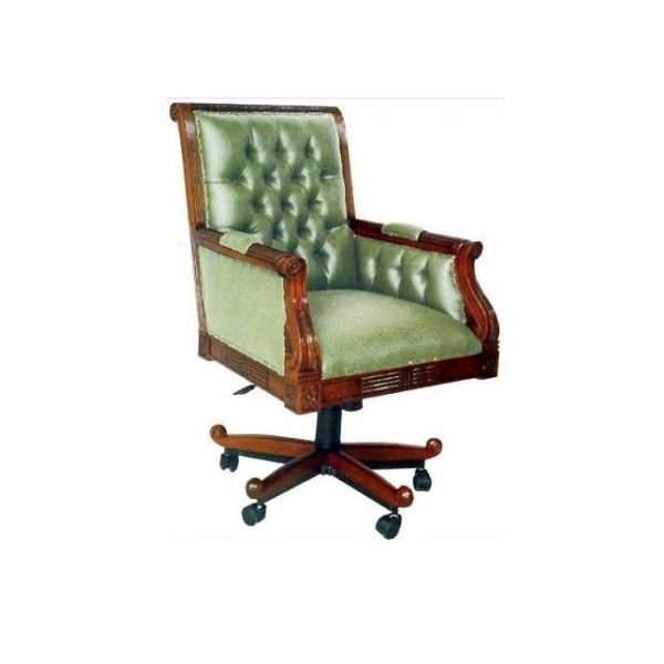 desk swivel chair leather