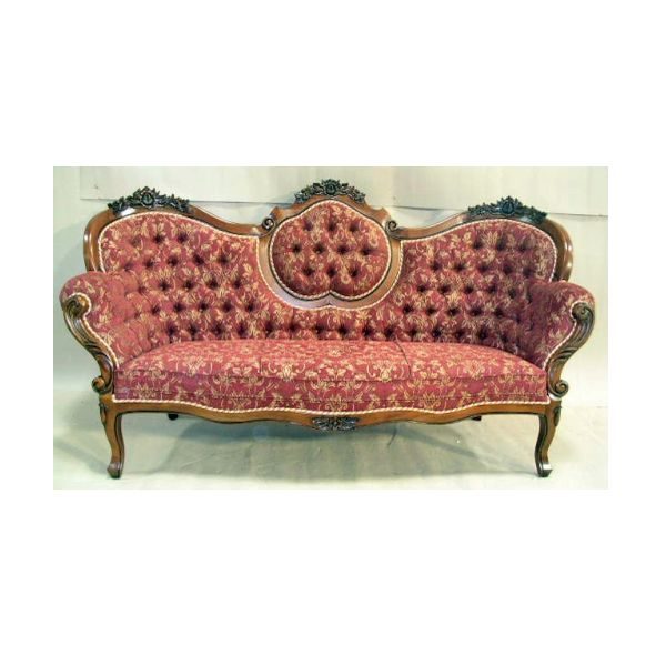 rose sofa carved