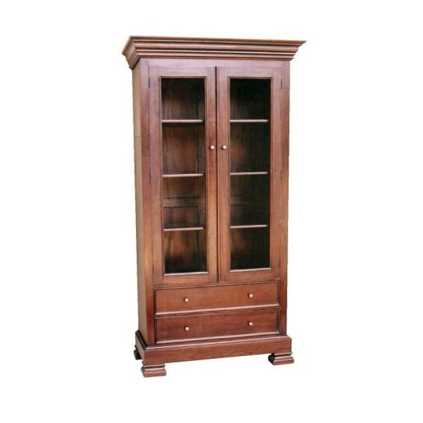 bookcase sleight elena 2 D 2 dw glass