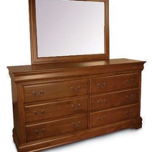 chest of drawers 6 dw 2 secret drawer mirror