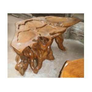 indonesian furniture manufacturers teak root console table