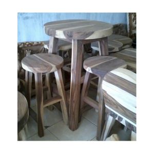 indonesian furniture manufacturers sono keling wood round bar set