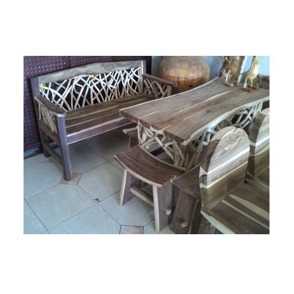 indonesian furniture manufacturers sono keling wood dining bench set